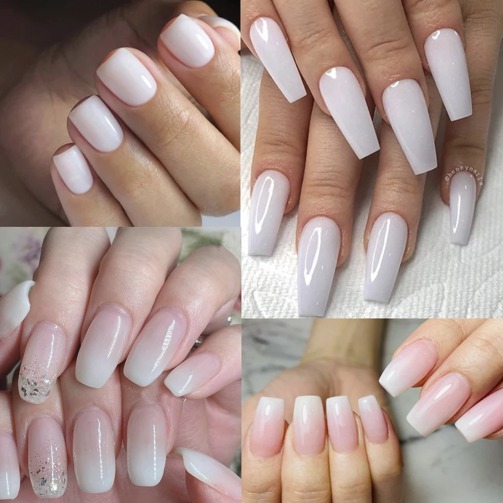 Lophia Nail Art Design Manicure 500g Milk White Color Soak Off Enamel Uv  Gel Nail Polish Lacquer Varnish Raw Materials - Nail Gel - AliExpress