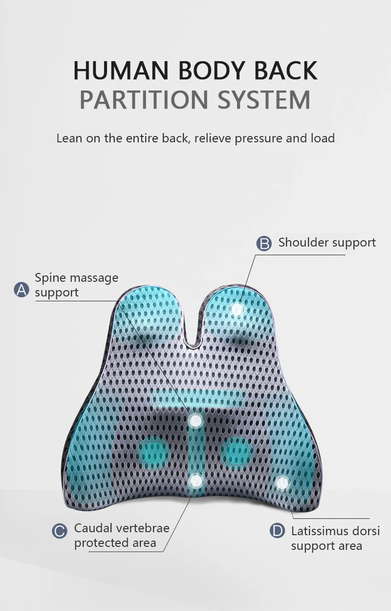 Car Headrest Neck Pillow Support Universal Soft Neck Pillows Cushion Memory Foam Lumbar Pillow Back Support Interior Automotive