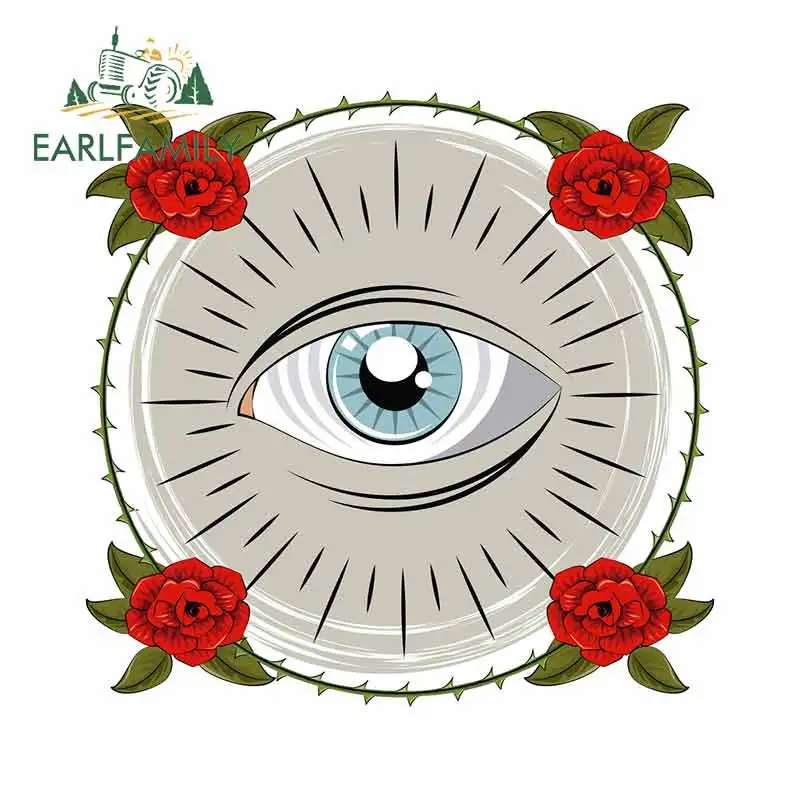 EARLFAMILY 13 см x 12 3 для тату-студии яркая наклейка водонепроницаемый Campervan защита