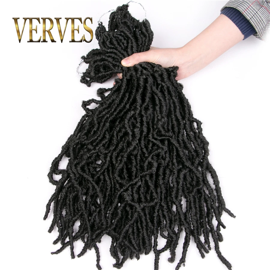 VERVES искусственные кудрявые волосы для вязания крючком 16 дюймов 20 корней/упаковка