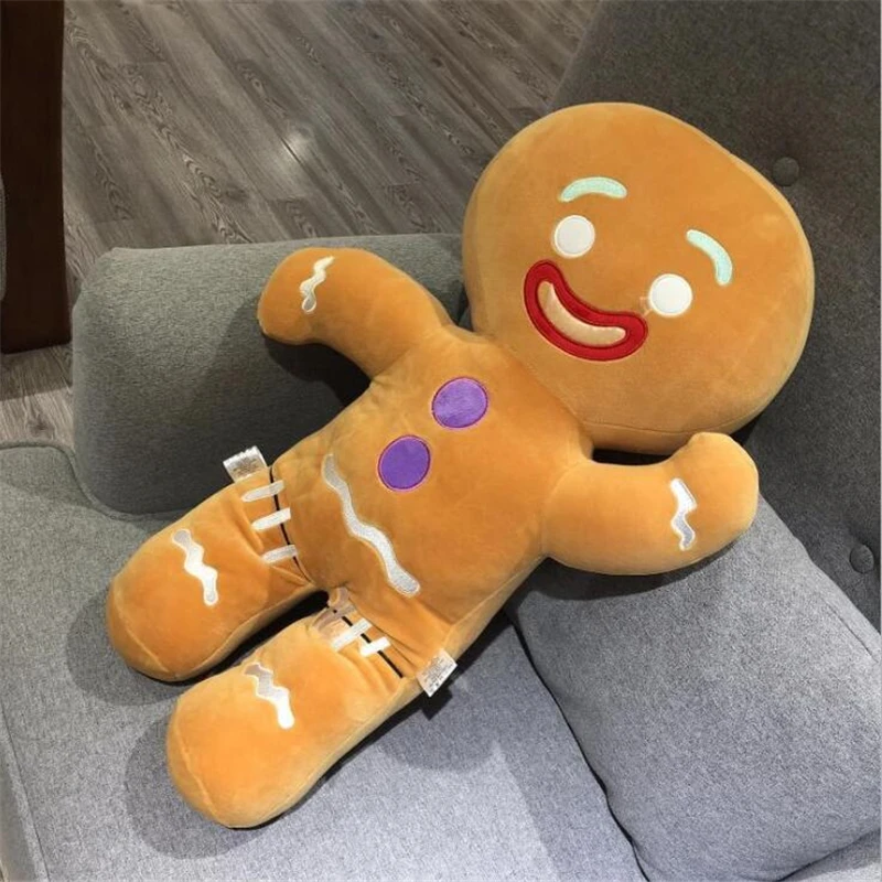 Kawaii Shrek Gingerbread Man Bigheadz Doll Peluches de peluche Sofá su Kawaii Shrek Gingerbread Man Bigheadz Doll Peluches de peluche Sofá su