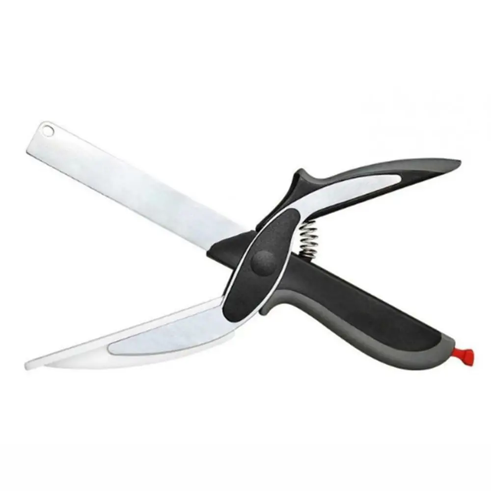 Food Scissors Vegetable Scissors 2-In-1 Smart Stainless Steel Spring Knife Multi-Function Household Kitchen Circlip Scissors Food Scissors Vegetable Scissors 2-In-1 Smart Stainless Steel Spring Knife Multi-Function Household Kitchen Circlip Scissors