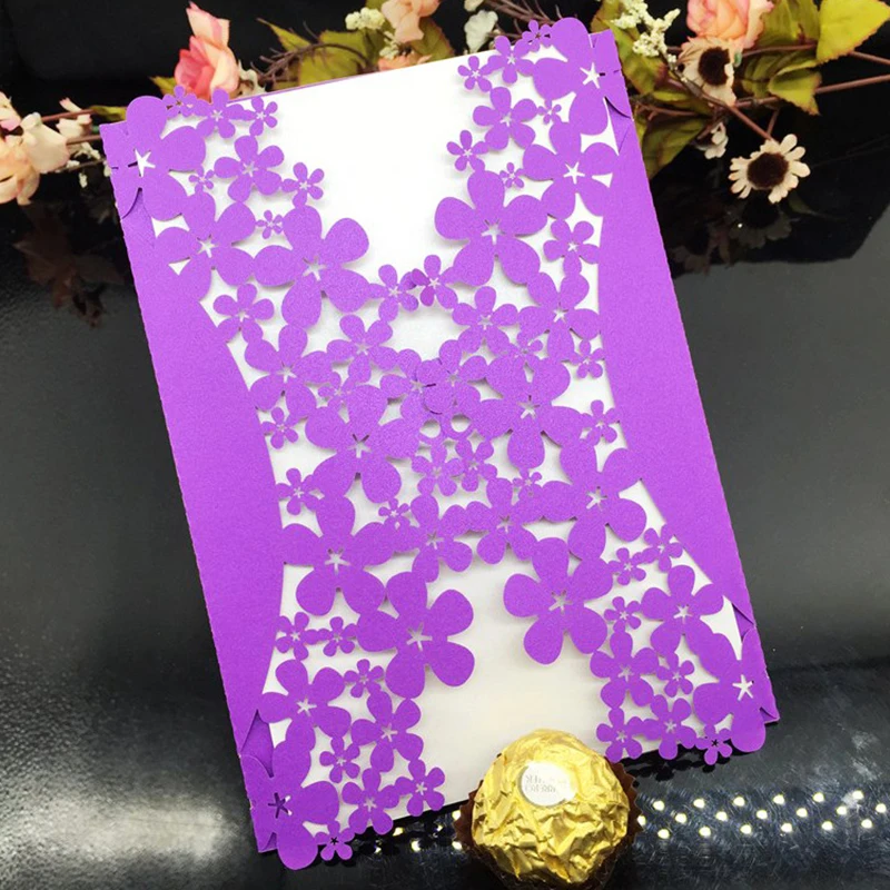  Flower Edge Dies for Wedding Invitations Border Metal Cutting Dies New 2019 for Scrapbooking Party  - 4000091193853