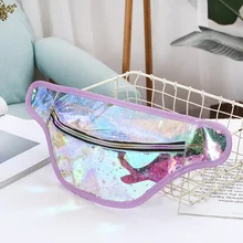 Поясная Сумка женская ПВХ прозрачная желе поясная сумка для женщин телефон нагрудная сумка поясная сумка голографический кошелек