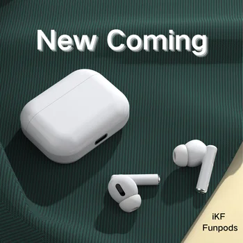 

iKF Funpods Wireless Bluetooth 5.1 Earphone TWS Noise Cancelling Earbuds Sports Gaming Headset with Stereo Touch Control