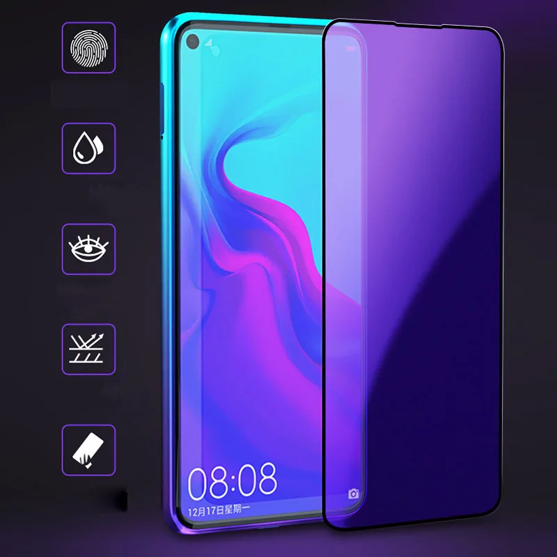 2 шт./лот анти синий фиолетовый светильник полный Экран протектор для Honor 20 Pro/20i