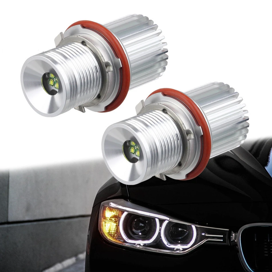 2 шт. BMW angel eyes CREE 20 Вт Автомобильный светодиодный противотуманный фонарь для E65 E87