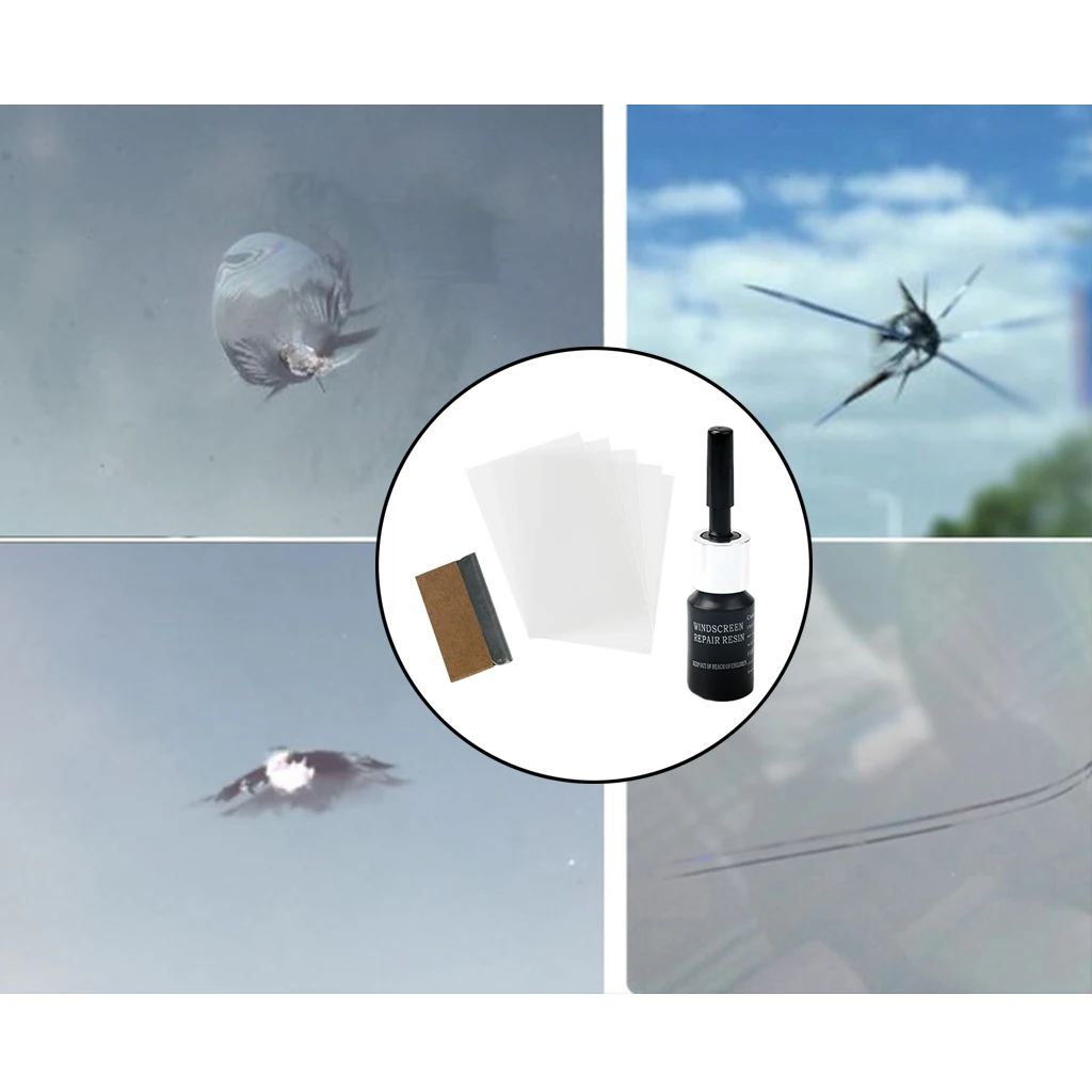 Car Windshield Repair Kit Auto Windscreen Glass Scratch Crack Recovery Tool