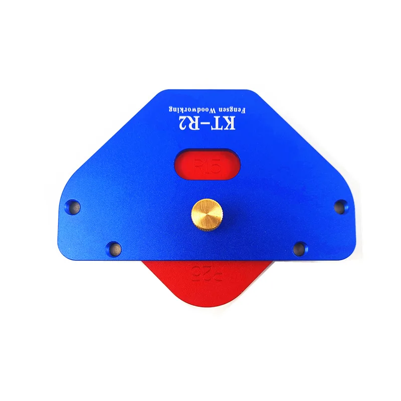 

Wood Panel Radius Quick-Jig Woodworking Bevel R Round Arc Positioning Template Round Corner for Trimming Machine Engraving