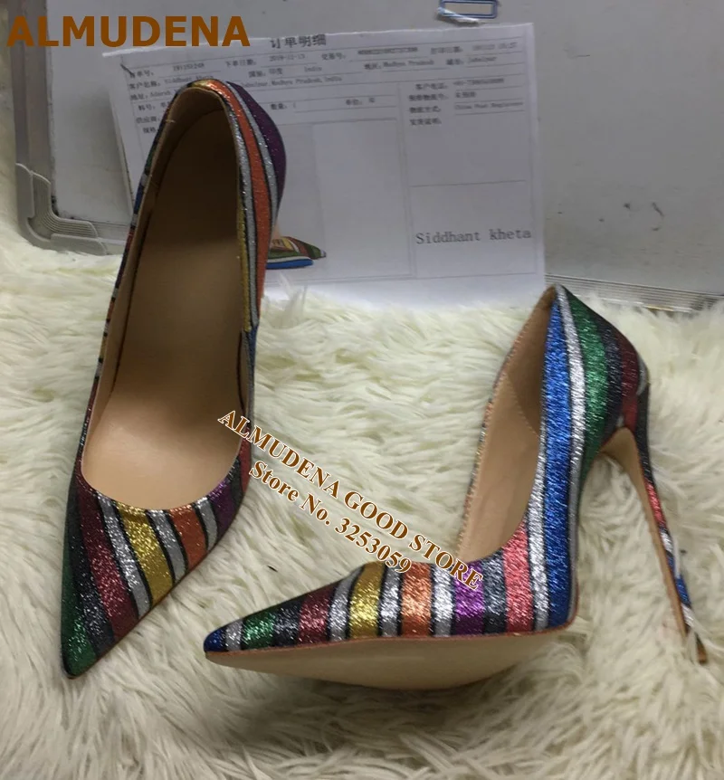 0001911S1248 彩虹条亮片 12cm 名流8