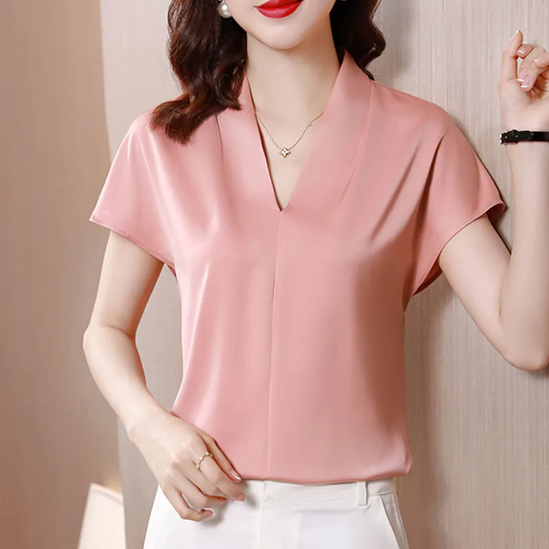 Blusas De ƾ 2022  м ƾ ž  ũ ª Ҹ  V Į Ƿ 3XL ָ ũ 1012