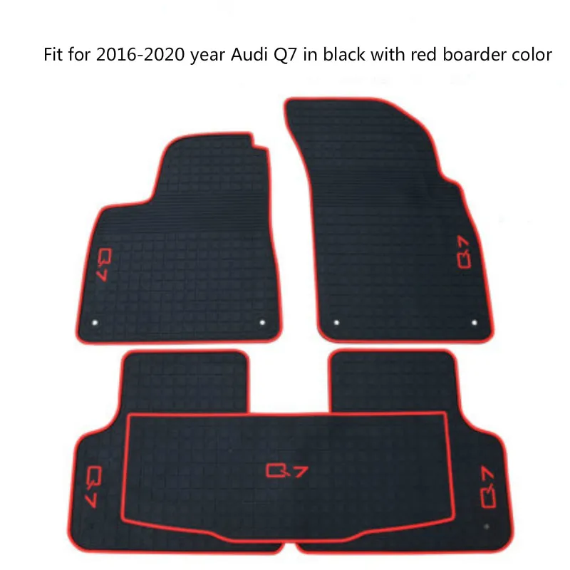 Rubber Car Floor Mats For Audi Q5 Q7 Q2 A3 20062020 Year No Odor Non