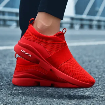 

2020 Gradient Mesh Men Causal Shoes Male Spring Men Casual Lightweight Shoes Sneakers Lace-up Flats Breathable Sapatos Masculino