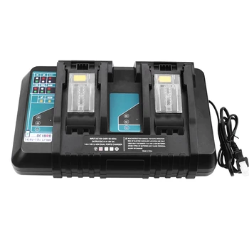 

RHY Replaces Makita Makita 14.4V-18V Lithium Battery Charger 7A Dual Charge Fast Charge DC18RCT US Plug