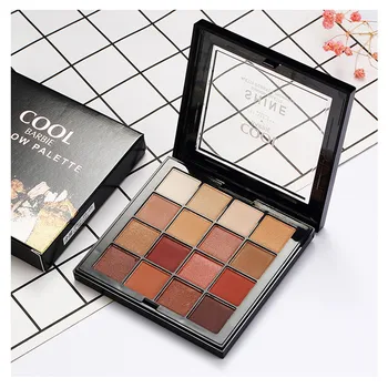 

16 Color Pearl Glitter Eye Shadow Powder Matt Eyeshadow Cosmetic Makeup Waterproof Non-staining Matte Pearlescent Palette