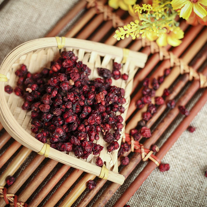 Органический сушеный чай Schisandra Chinensis Wu Wei Zi с пятью вкусовыми ягодными травами wuweizi травяной чай для заботы о здоровье