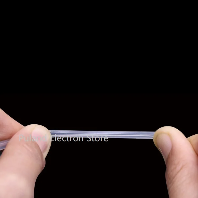 Прозрачный ID 0 8 мм x 4mm OD Толщина 1 6 перистальтический насос силиконовый шланг Еда