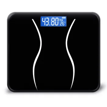 

Bathroom Floor Body Fat Scale Glass Smart Household Electronic Digital Weight Balance Bariatric BMI LCD Display 180KG/50G