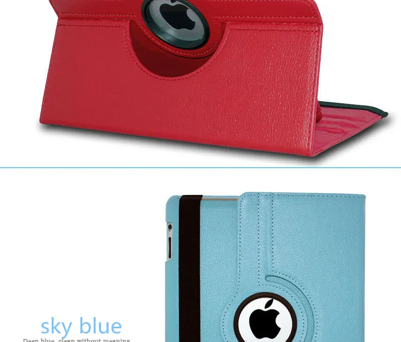 Пленка ручка чехол для ipad 2 ipad 3 ipad 4 Tablet 360 градусов вращающийся стенд Флип Folio экран протектор чехол для ipad 2 ipad 3 ipad 4