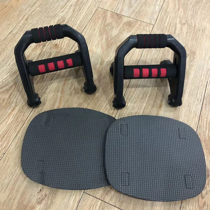 3 In 1 Multifuncational Abdominal Roller,Push Up Shelf,Hand Strengthen Gripper,Gym Home Fitness Strength Traning Equipment