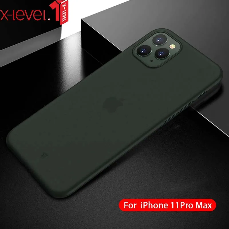 Ультратонкий матовый прозрачный чехол X Level для iPhone 11 Pro Max|Бамперы| |