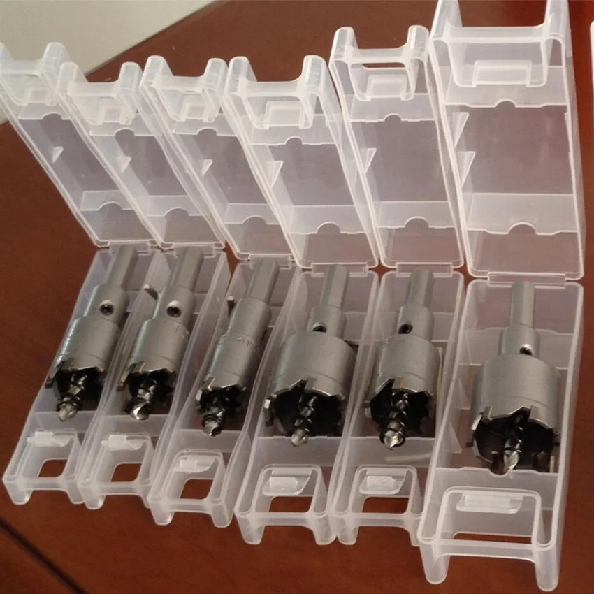 

24pcs/pack Tct Carbide Tipped Drill Bit Tct Metal Cutter Hole Saw Set For Stainless Steel Hole Saw From 15mm-50mm