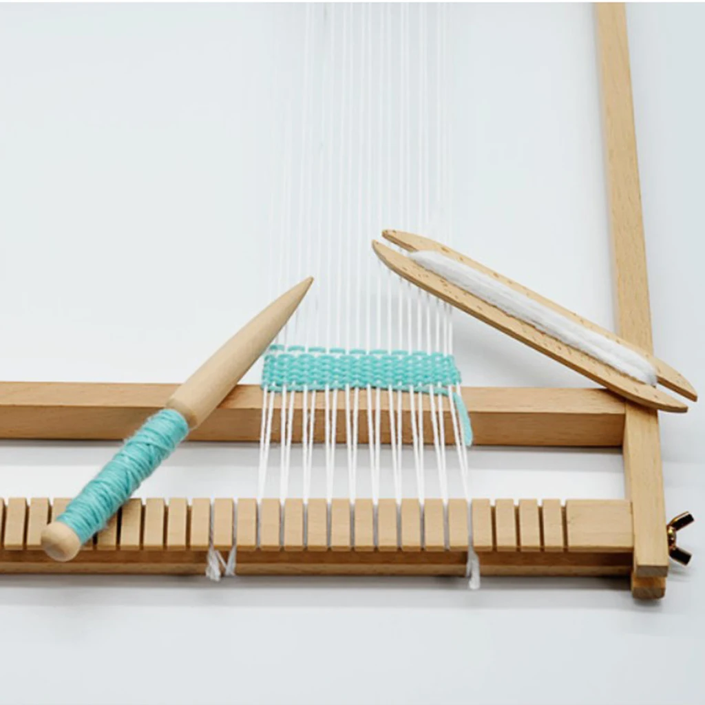 Wooden Shuttles Knitting Sticks Diy Woven Weaving Tool Craft Loom Machine Accessory