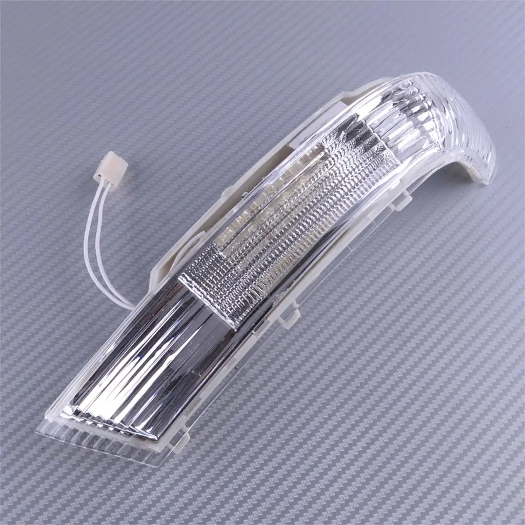DWCX Car Left Rearview Mirror LED Turn Signal Indicator Light Lamp Plastic 7L6949101 Fit For VW Touareg 2003 2004 2005 2006 2007