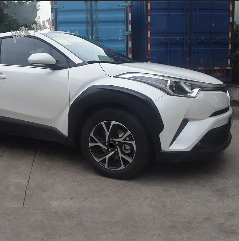 Модификация автомобиля автомобильные аксессуары авто боковое колесо Арка крыло вспышки молдинг планки подходит для Toyota CHR