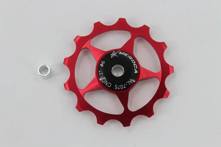 Натяжной шкив колеса задний велосипедный переключатель для MTB Горный педали для велосипеда шкив из алюминиевого сплава роликовый подшипник 11T 13T