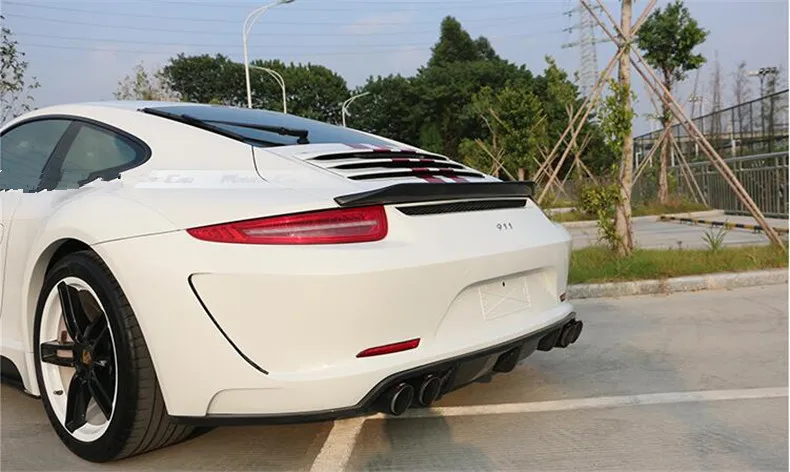 Углеродное волокно спойлер для Porsche 911 Carrera 2012 2013 высокое качество крыло выступ спойлеры