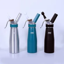 От производителя AMC 500 мл Алюминиевый Стиль смазочный пистолет свежий смазочный пистолет пенообразователь бутылка для цветочного изготовления пистолет сифон Ботт