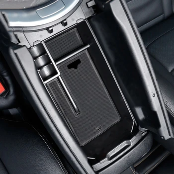 

For Mercedes-Benz C Class W205 2015-2018 Armrest Container Armrest Storage Box Black Car Tray Useful Durable