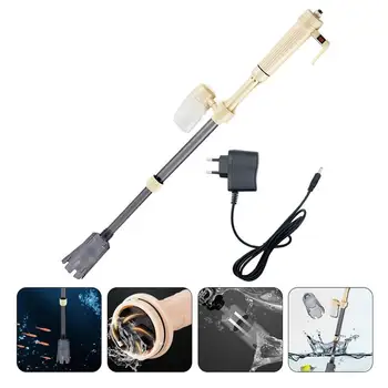 

1 Set Electric Aquarium Gravel Cleaner Scraper Water Changer No Battery US Plug