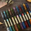 Stylo Gel liquide droit, haute capacité, DS-904 à séchage rapide, encre de couleur Vintage, ensemble de 10 couleurs en forme d'aiguille, 0.5mm, 5 pièces ► Photo 1/6