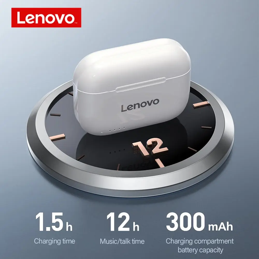 Original Lenovo LP1S TWS Wireless Bluetooth Earphone Sports Headset Stereo Earbuds HiFi Music With Mic VS lenovo LP2 Headset