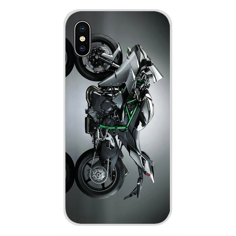 Kawasaki Ninja Zx R спортивные мотоциклетные Чехлы для мобильных телефонов для Apple IPhone X XR XS MAX 4 4s 5 5S 5C SE 6 6S 7 8 Plus ipod touch 5 6