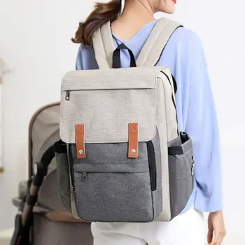 

Mummy Maternity Nappy Large Capacity Handbag Diaper Bag Baby Travel Backpack 517D