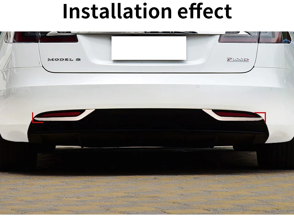 Задний противотуманный светильник для автомобиля tesla модель s аксессуары/задний tesla модель s tesla автомобильные аксессуары