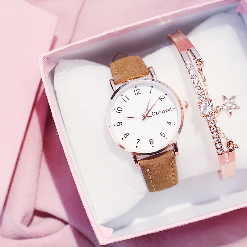 Fashion Simple Women Watches Casual Leather Strap Ladies Analog Quartz Wristwatches Female Clock Relogio Feminino Zegarek Damski afbeelding