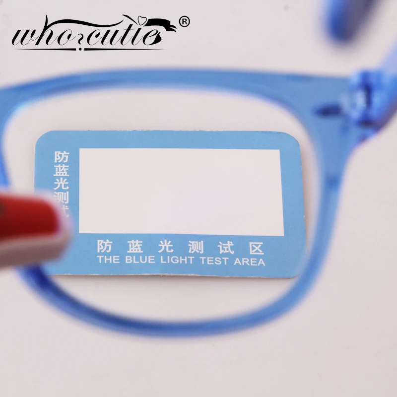 WHO CUTIE Kid Optical Glasses Children TR90 Frame Girl Anti Blue Light Eyewear Square Computer Boy Transparent Eyeglasses S469