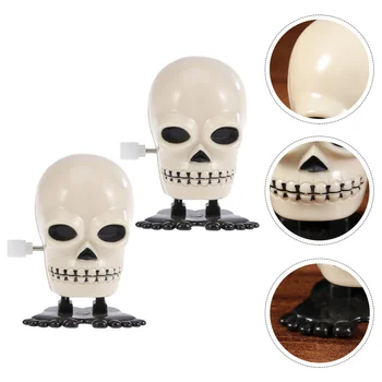 

2pcs Clockwork Toy Pumpkin Funny Halloween Wind Up Toys Prank Toys Jumping Toys Spring Toys for Children Kids Party