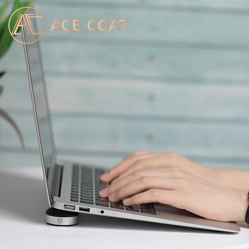 ACECOAT портативная охлаждающая подставка для ноутбука MacBook, крутой шар, рассеивающий тепло, нескользящая подставка, охлаждающая подставка