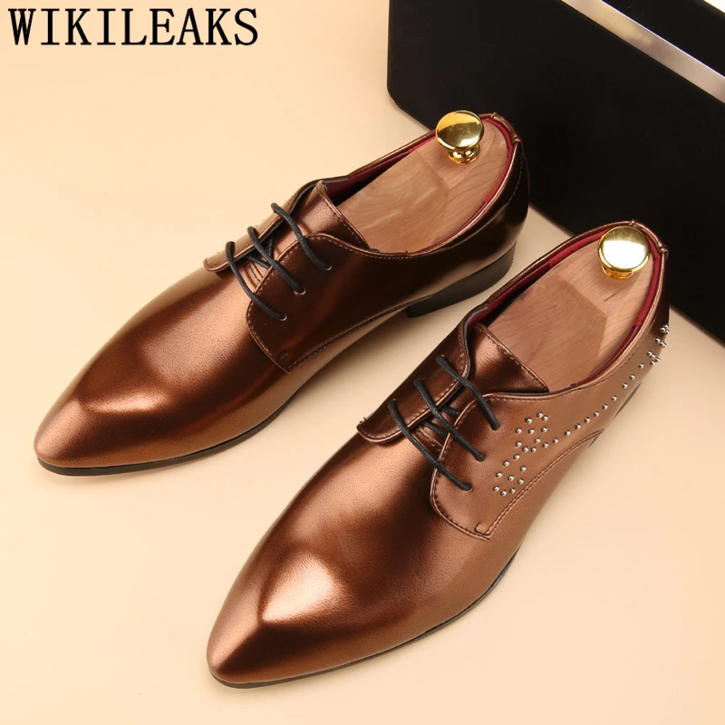 

Oxford Shoes for Men Formal Coiffeur Slip Dress Patent Leather Loafers Men Dress Shoes Italian Dress Designer Shoes Men Office