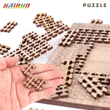 Rompecabezas Impossible IQ Challenge, juguetes de madera clásicos, diez niveles de dificultad, rompecabezas para quemar cerebro, juegos de mesa para adultos