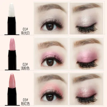

20-Color Pearly Lustre Eyeshadow Earth Color Grapefruit Cream Shadow Stick Anti-smudge Beginners Cream Shadow Stick Makeup