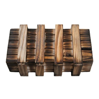 

Magic Box Wooden Mystery Storage Mind Game Kids Gift Safe Drawer Classic Unlock Case Educational Toy Brain Teaser Adult