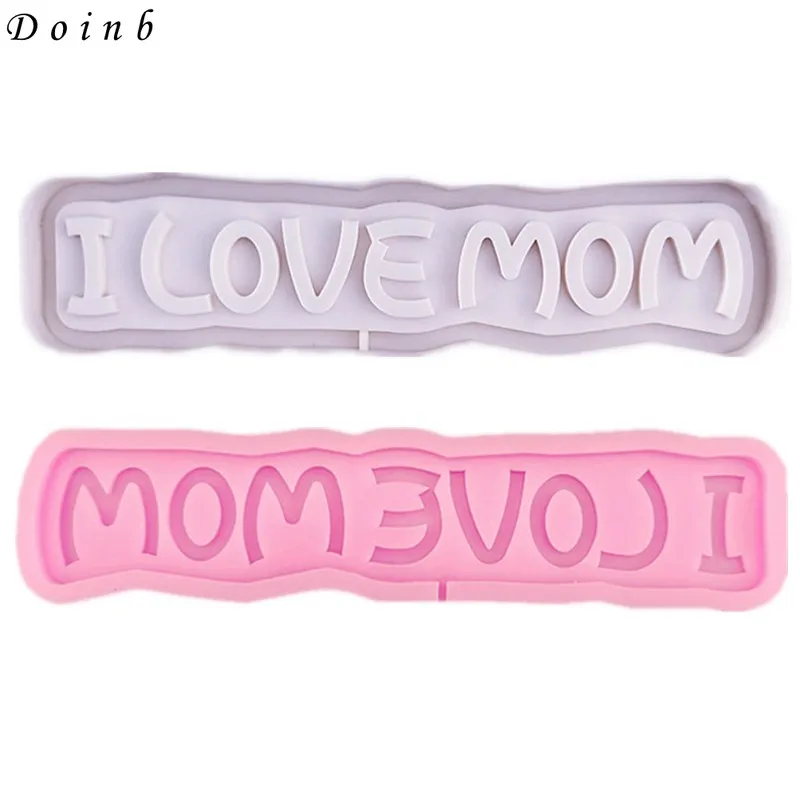 Силиконовая форма для шоколада с надписью I love mom | Дом и сад