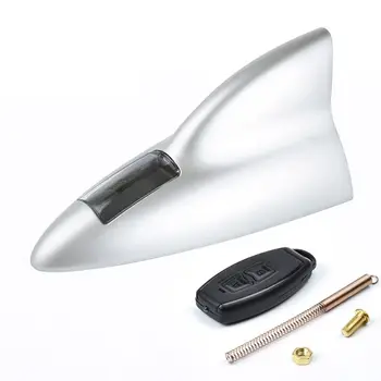 

Car Shark Fin Antenna Base Cover Aerial Trim with Remote Control Solar Light 28GC