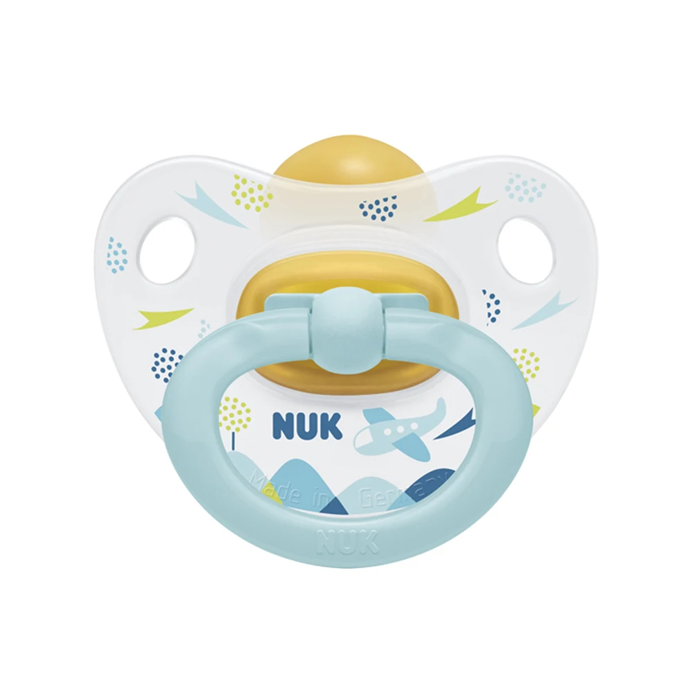 Пустышка NUK орт. "HAPPY KIDS" латекс, разм. 1, конт